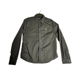 Monster Energy Black L/S Button Down Promotional Logo Shirt Mens Small